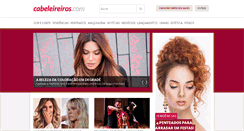 Desktop Screenshot of cabeleireiros.com