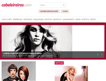 Tablet Screenshot of cabeleireiros.com